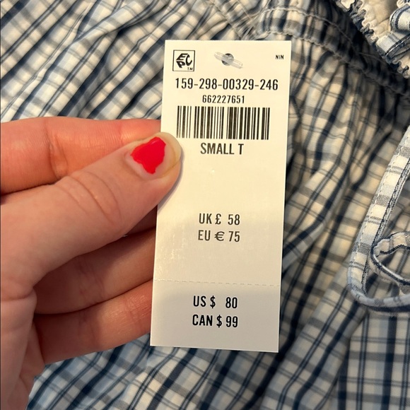 Abercrombie & Fitch Smocked Babydoll Tie Mini Dress - Picture 3 of 4